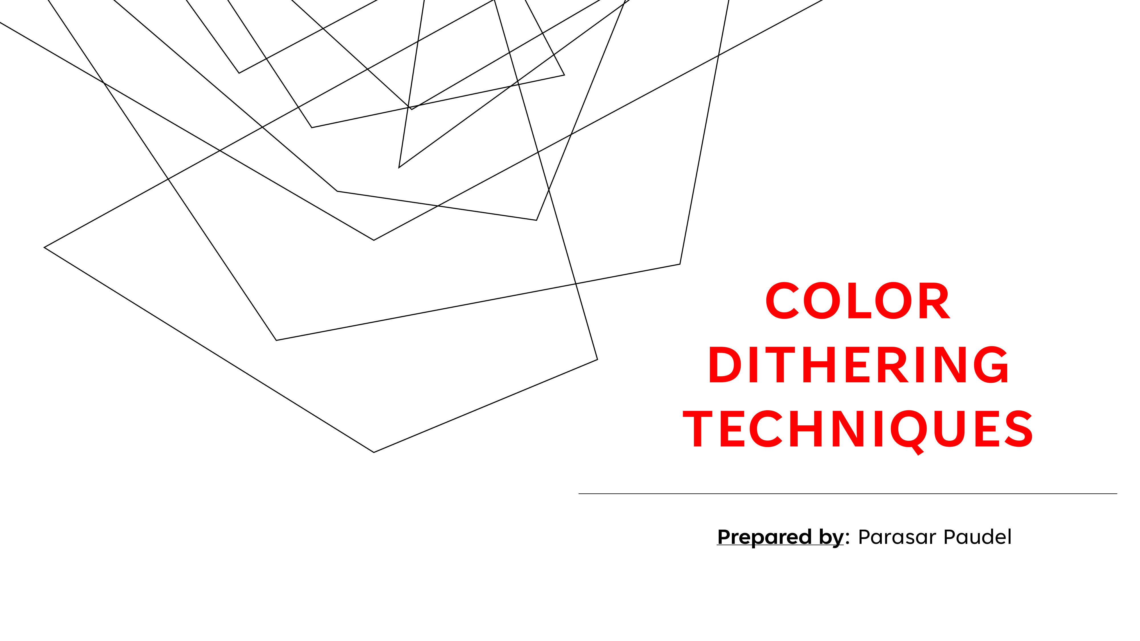 Color Dithering Techniques